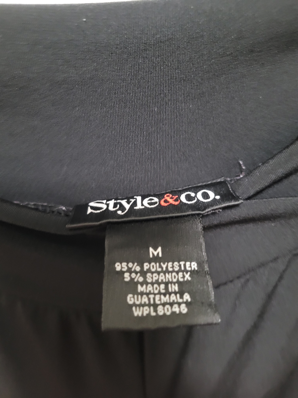 Style & Co. Black V-Waist Maxi Skirt - Picture 4 of 4